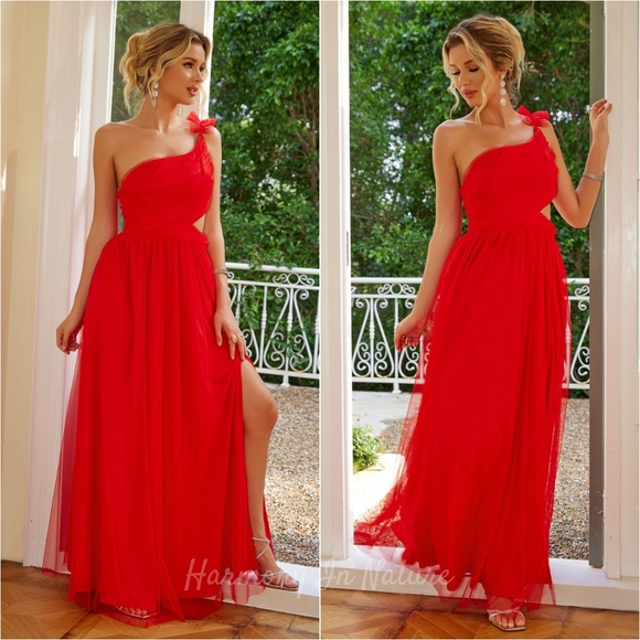 Fire & Flair One-Shoulder Dress - Picture 3 of 12